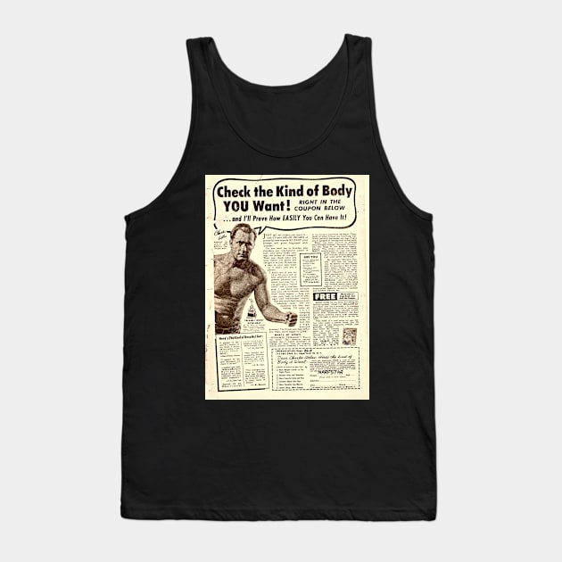 Vintage Comic Cartel Old Comic Book Tank Top by Retro Comic Books